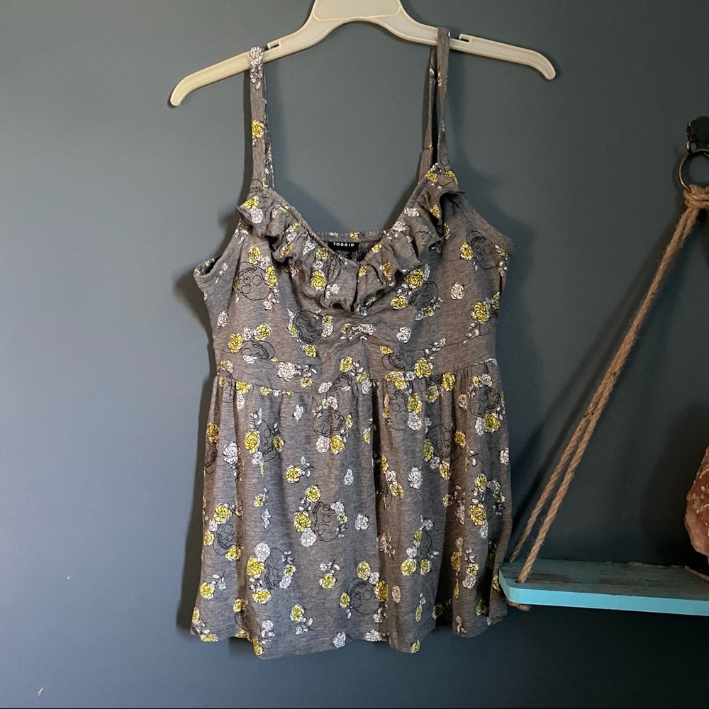 Torrid spaghetti strap baby doll tank